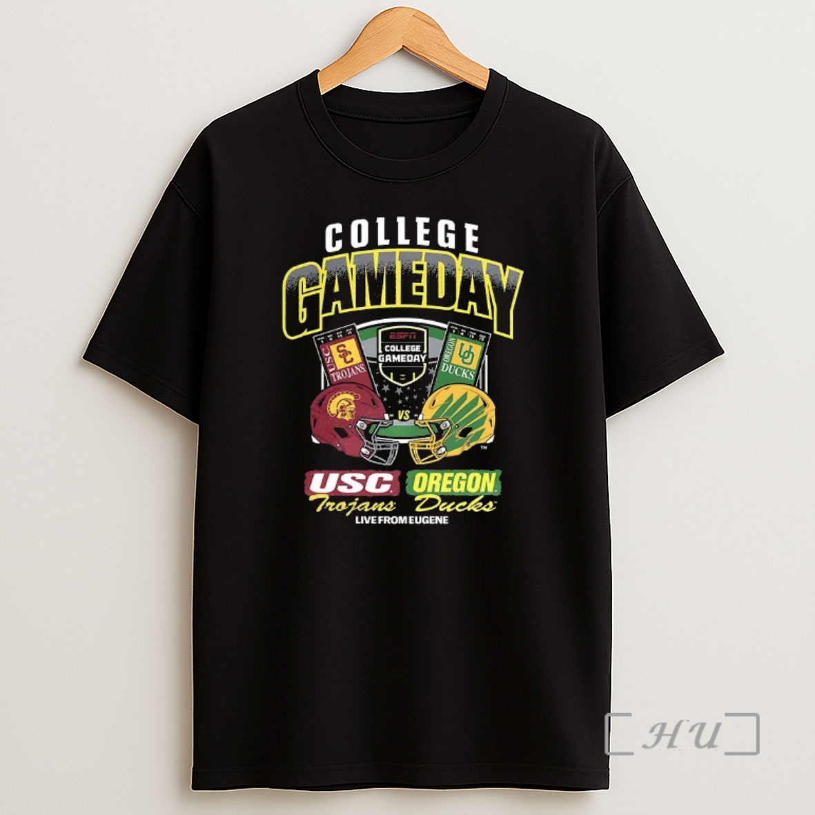 Officials Usc Trojans Vs Oregon Ducks 2025 College Gameday Ticket Premium Shirt Sweatshirt Tee