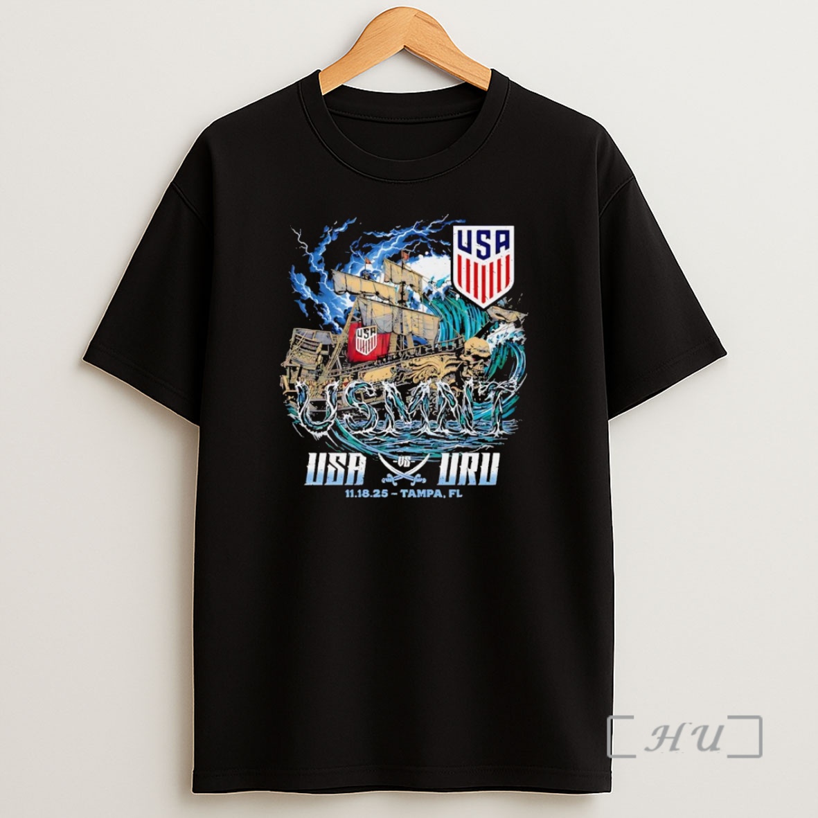Officials Usmnt Vs Uruguay 2025 Sailing Into Tampa Bay 2025 Premium Shirt Sweatshirt Tee