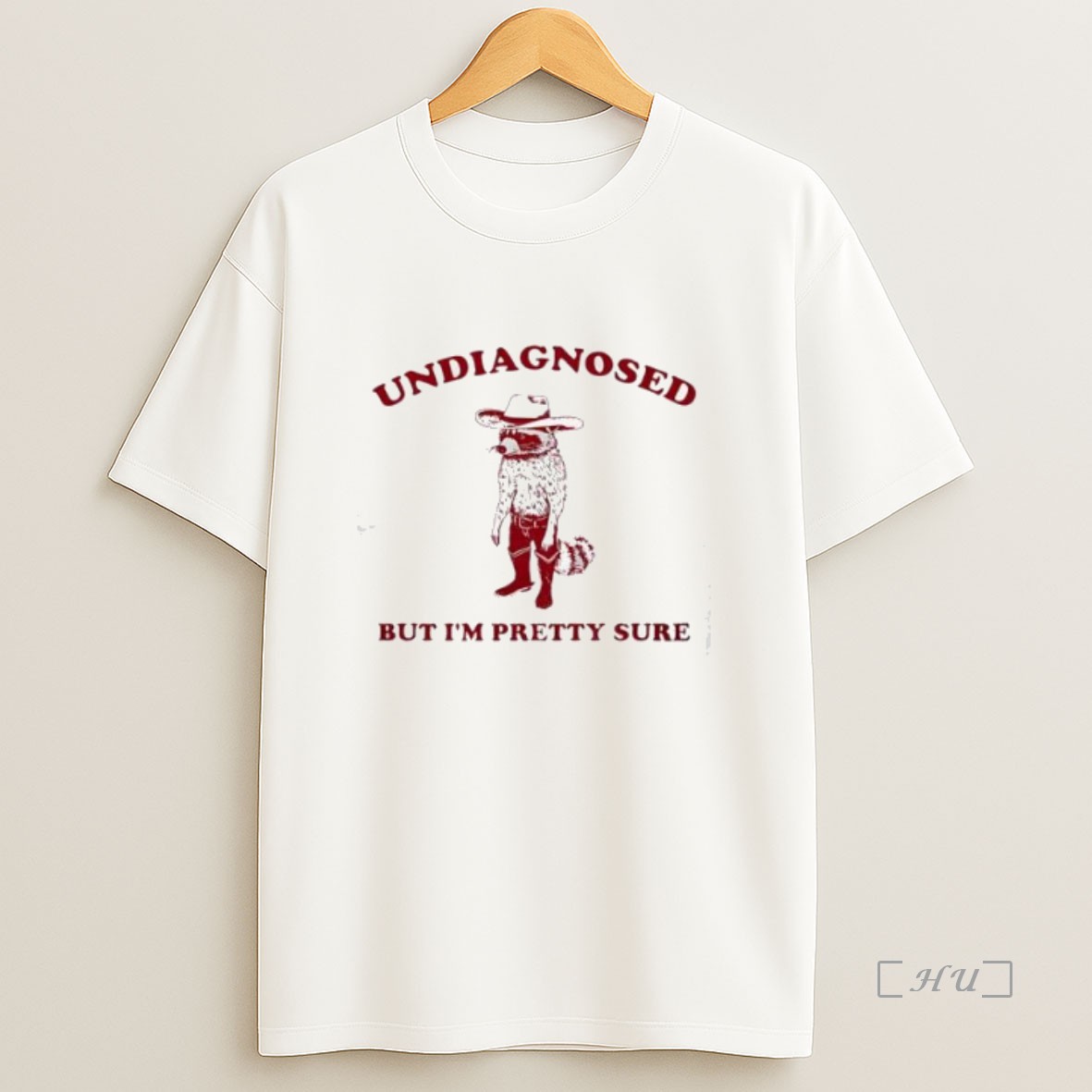 Officials Undiagnosed But Im Pretty Sure Cowboy Raccoon Premium Shirt Sweatshirt Tee