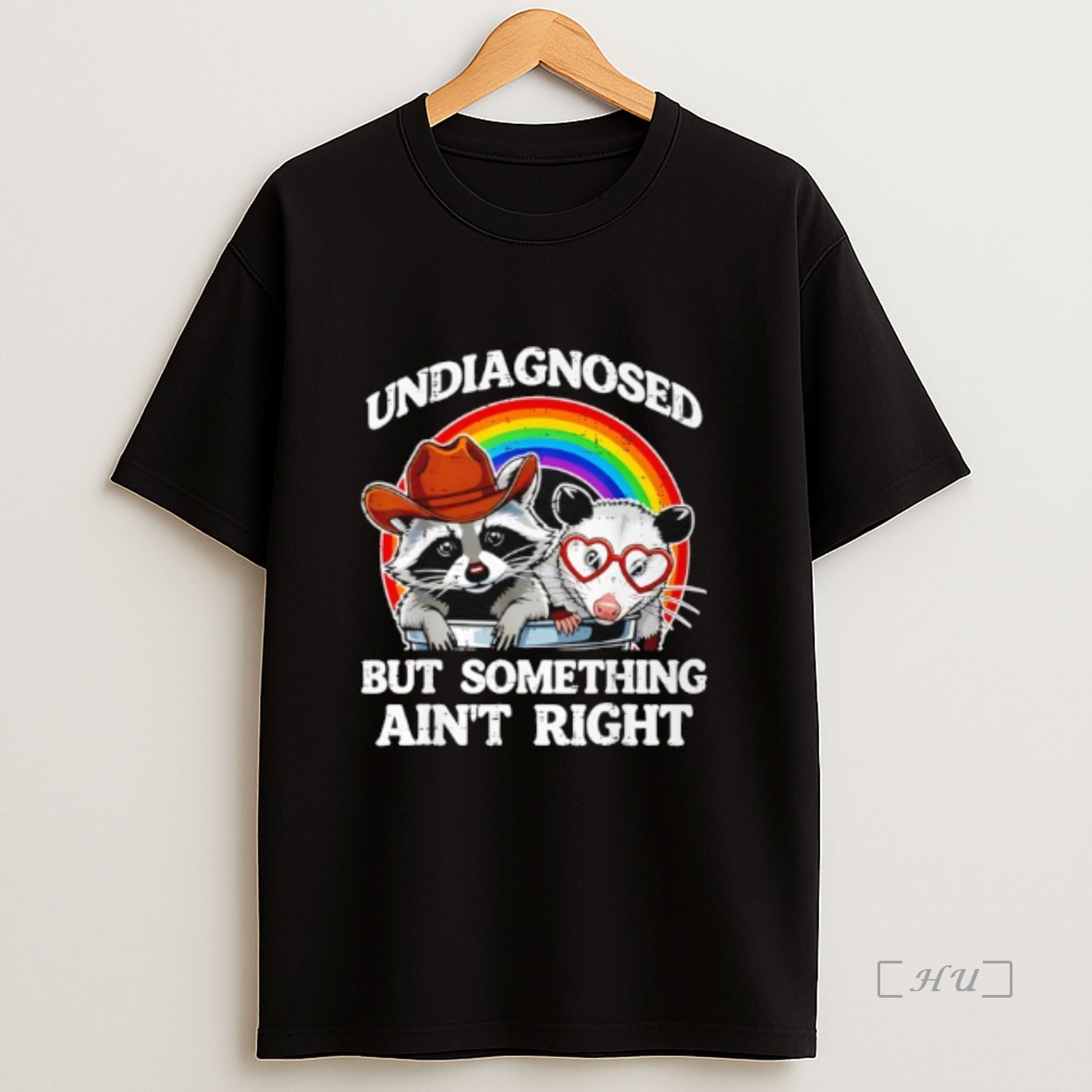 Officials Undiagnosed But Something Aint Right Raccoon Lgbt Premium Shirt Sweatshirt Tee
