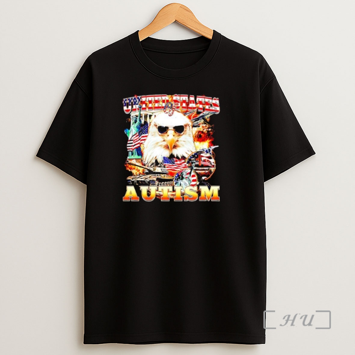 Officials United States Of Autism Eagle America Graphic Premium Shirt Sweatshirt Tee