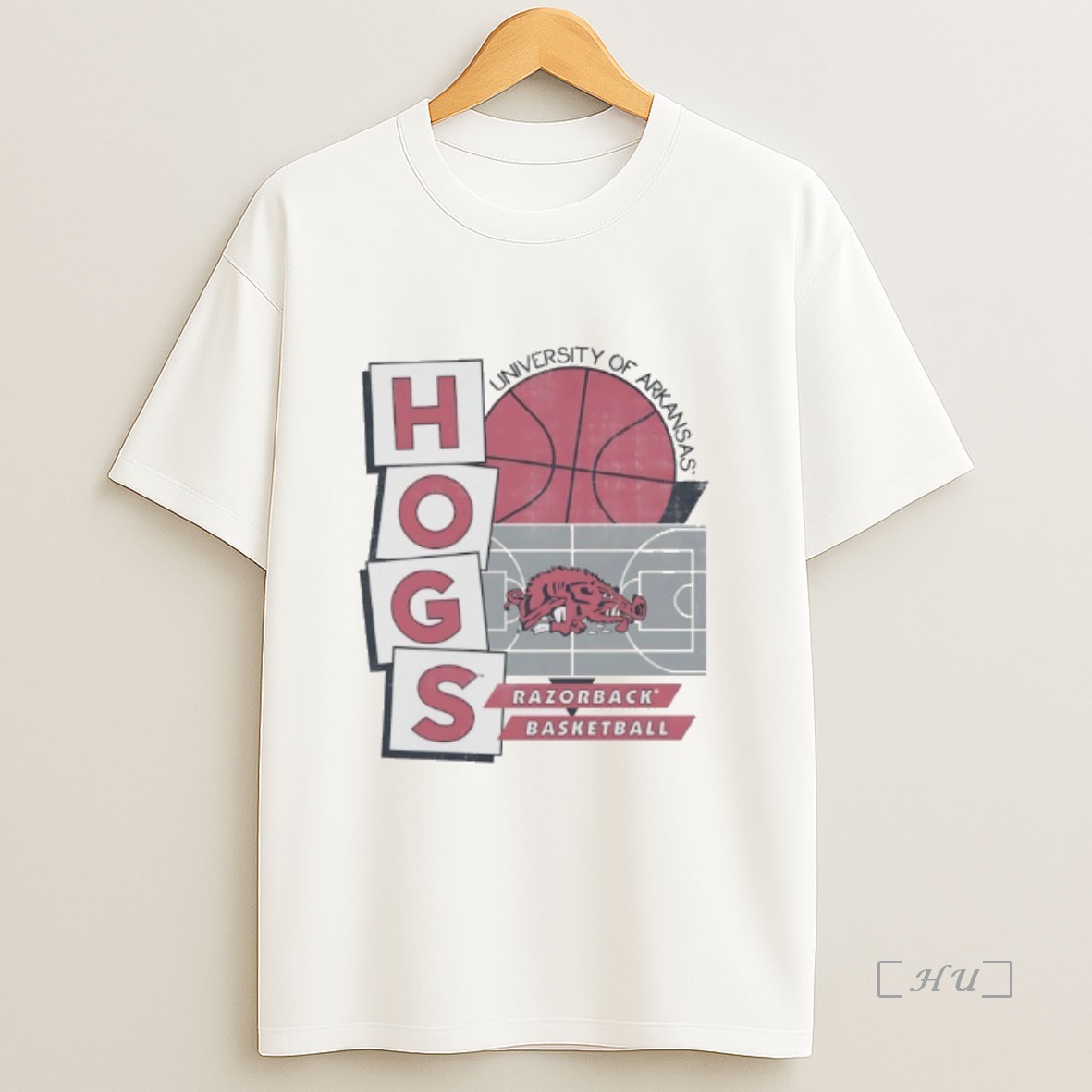 Officials University Of Arkansas Hogs Razorback Basketball Premium Shirt Sweatshirt Tee