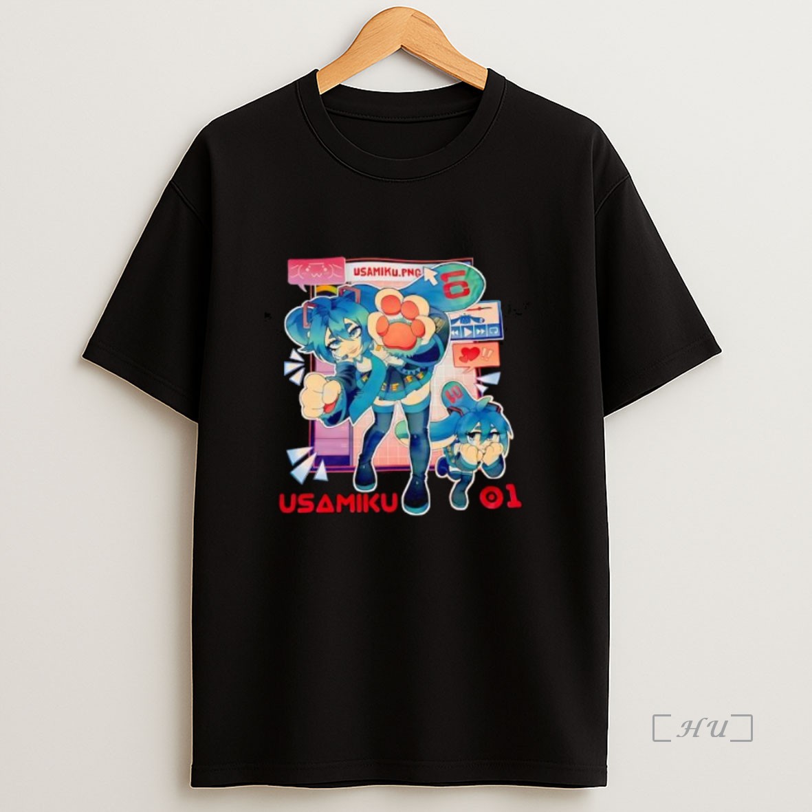 Officials Usamiku Hatsune Miku Virtual Singer Premium Shirt Sweatshirt Tee