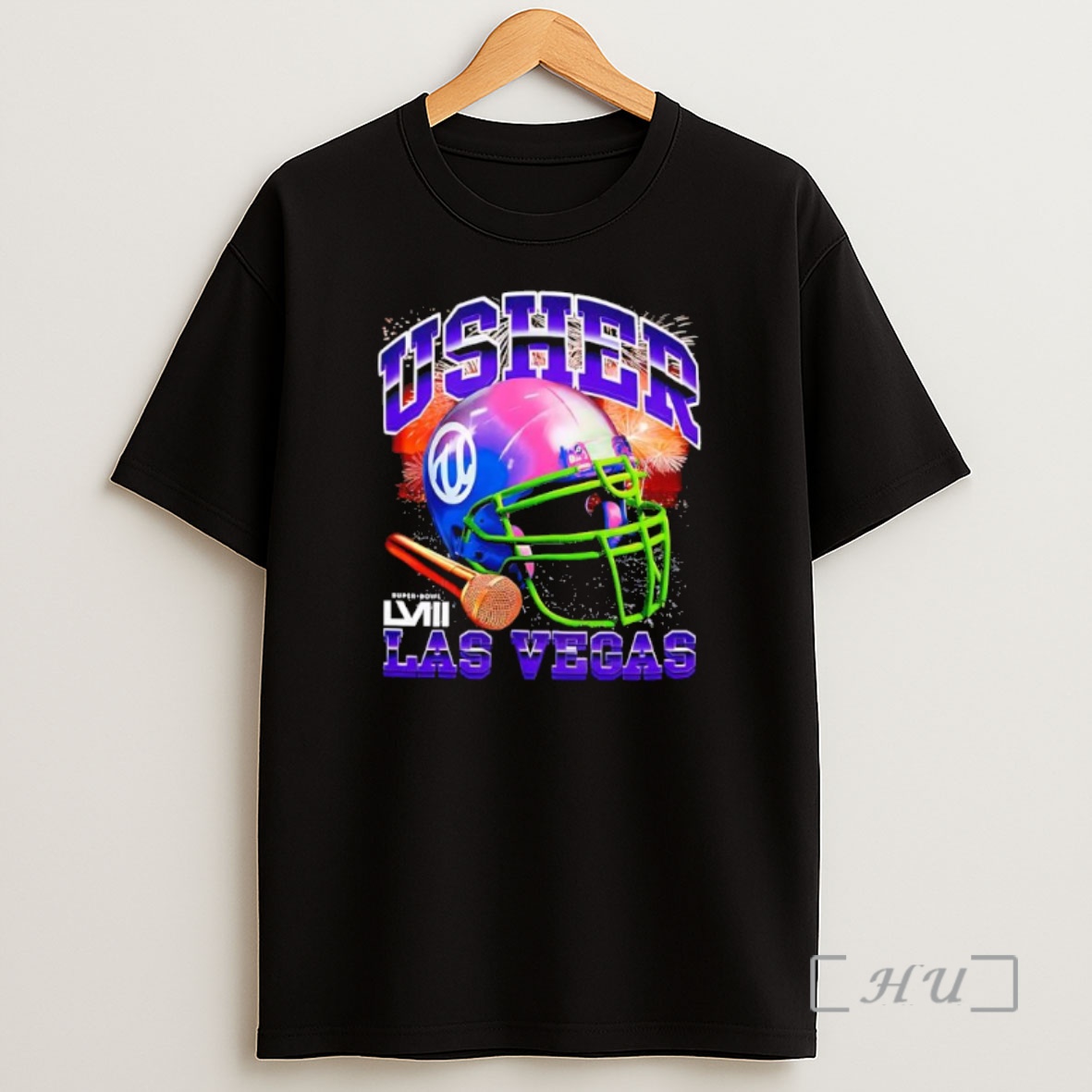Officials Usher Super Bowl Lviii Event Night Helmet Premium Shirt Sweatshirt Tee