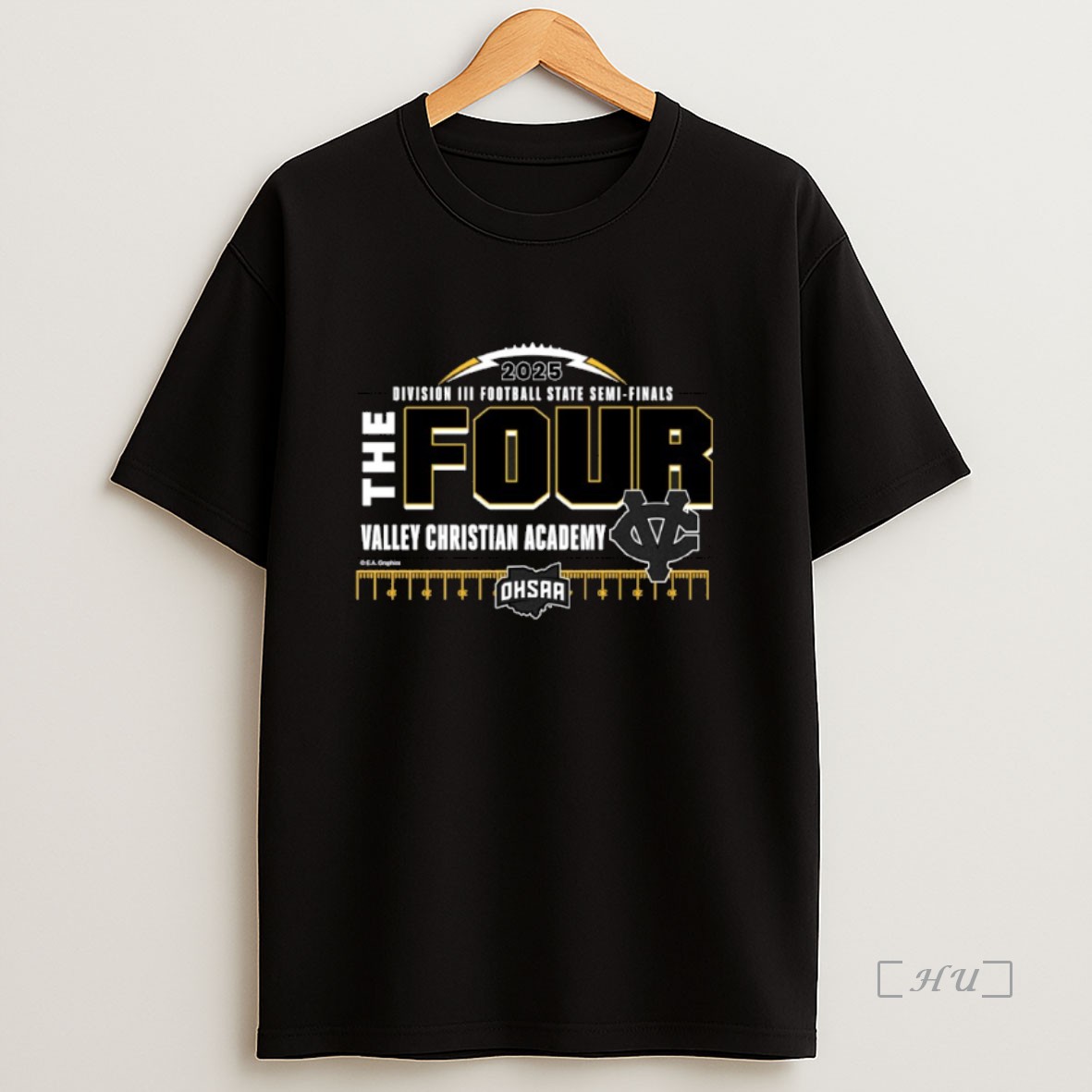 Officials Valley Christian Academy 2025 Mhsaa D3 Football State Semi Finals The Four Premium Shirt Sweatshirt Tee