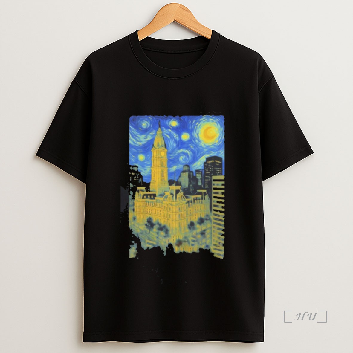 Officials Van Gogh Starry City Hall History Premium Shirt Sweatshirt Tee