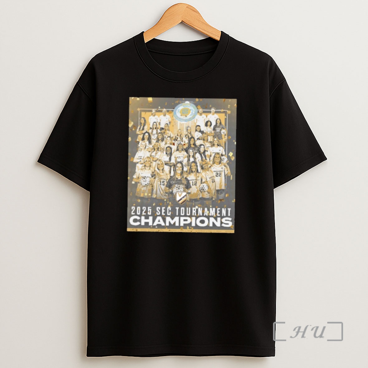 Officials Vanderbilt Commodores Womens Soccer 2025 Sec Tournament Champions Premium Shirt Sweatshirt Tee