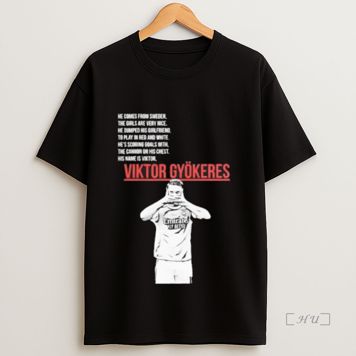 Officials Viktor Gyokeres He Comes From Sweden The Girls Are Very Nice Premium Shirt Sweatshirt Tee