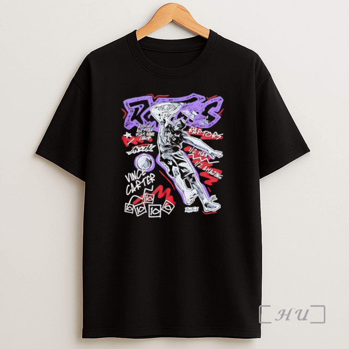 Officials Vince Carter Toronto Raptors Basketballl Chalked Up Premium Shirt Sweatshirt Tee