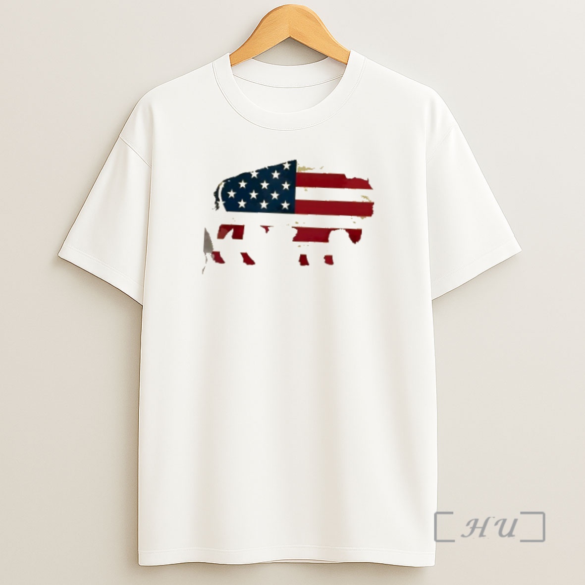 Officials Vintage Buffalo American Flag Bison Patriotic Gift Premium Shirt Sweatshirt Tee