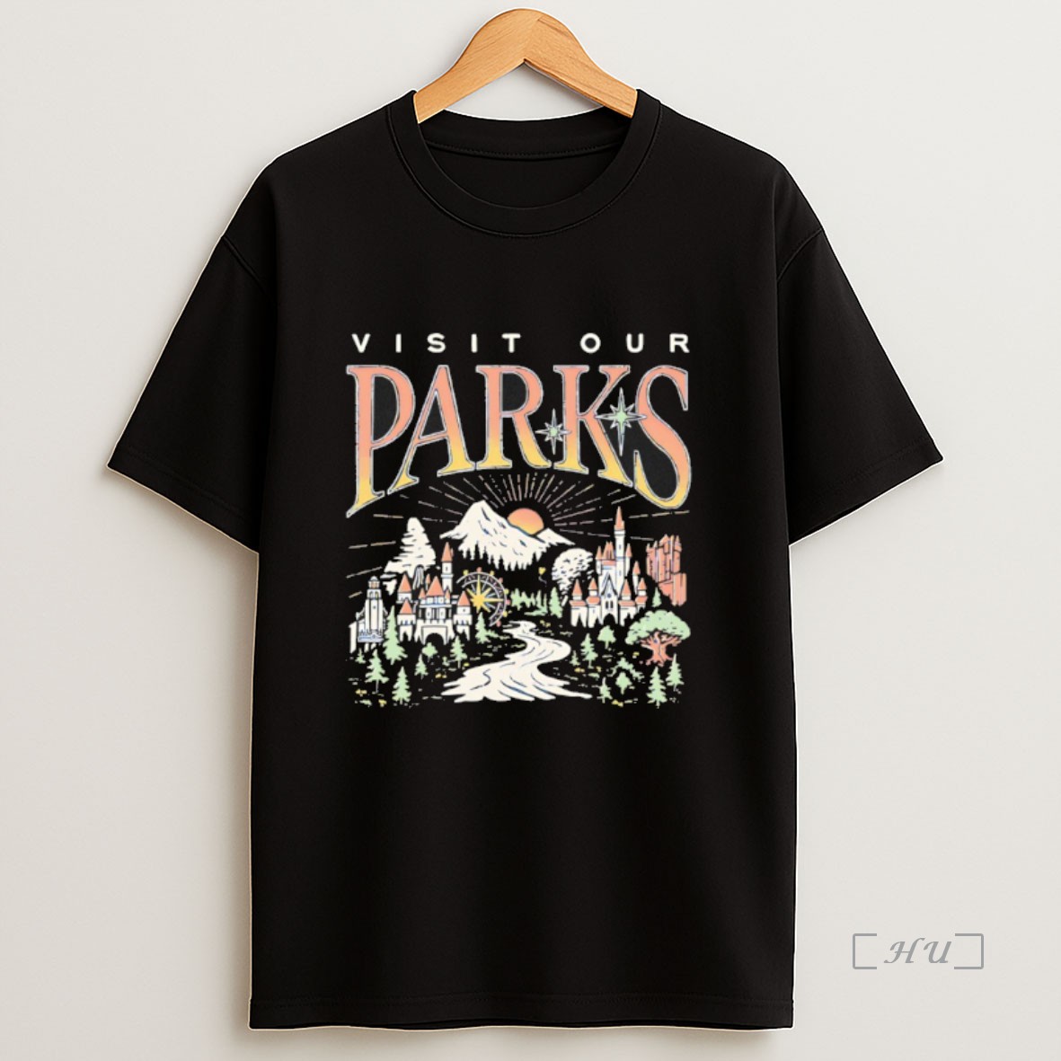 Officials Visit Our Parks City Skyline Premium Shirt Sweatshirt Tee