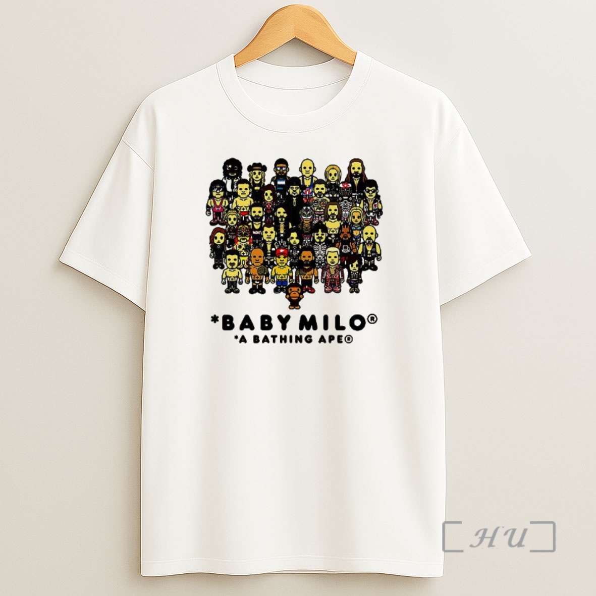 Officials Wwe Baby Milo A Bathing Ape Premium Shirt Sweatshirt Tee