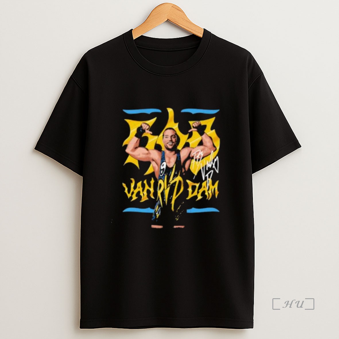 Officials Wwe Jean Claude Van Damme Graphic Signature Premium Shirt Sweatshirt Tee