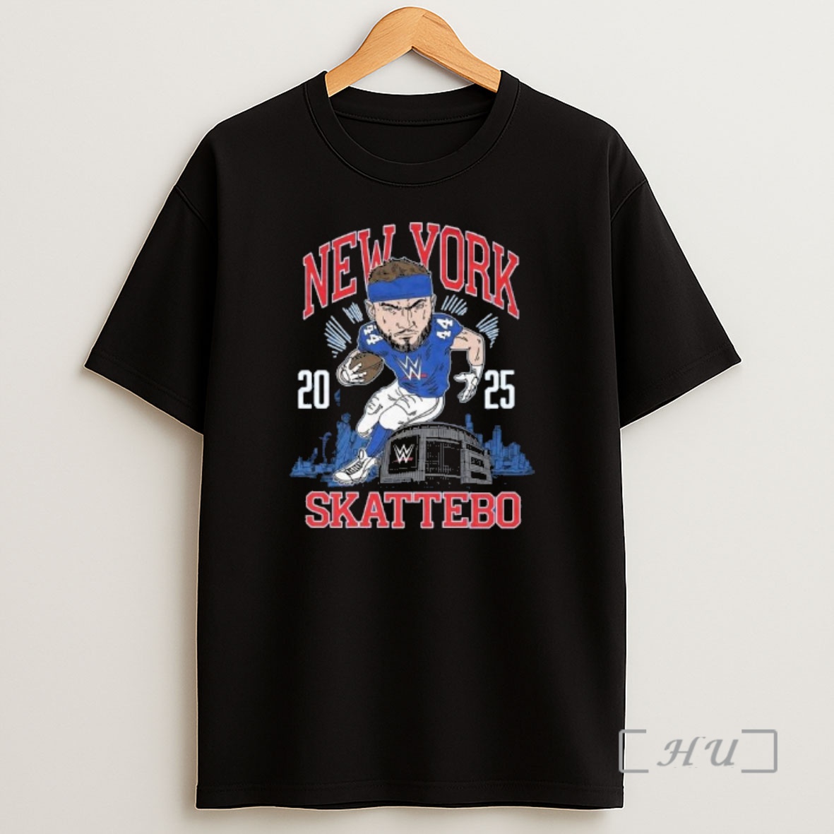 Officials Wwe New York 2025 Cam Skattebo Player Premium Shirt Sweatshirt Tee