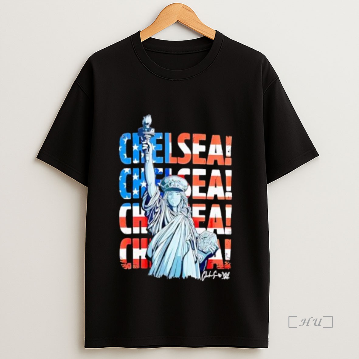 Officials Wwe Smackdown Chelsea Green Autographed Statue Premium Shirt Sweatshirt Tee