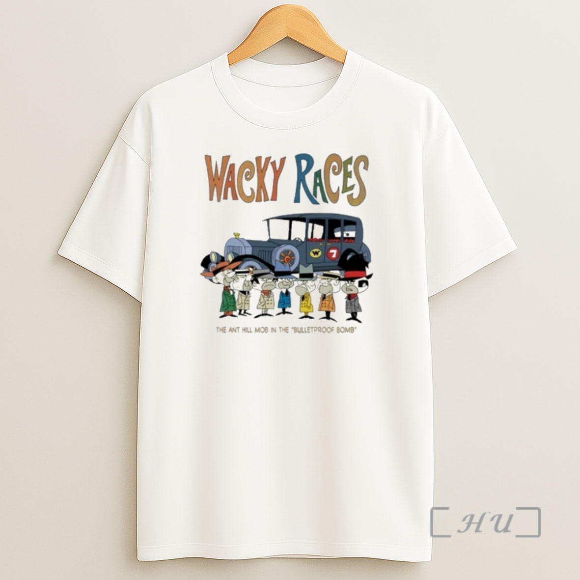 Officials Wacky Races The Ant Hill Mob In The Bulletproof Bomb Premium Shirt Sweatshirt Tee