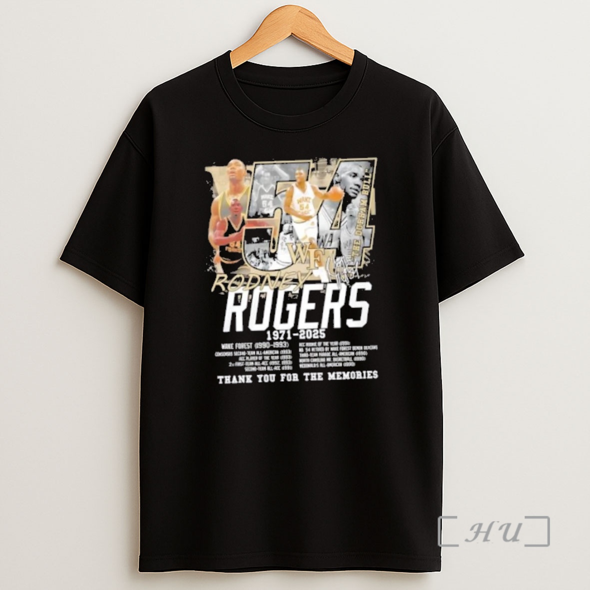Officials Wake Forest Demon Deacons Rodney Rogers 1971 2025 Thank You For The Memories Signature Premium Shirt Sweatshirt Tee