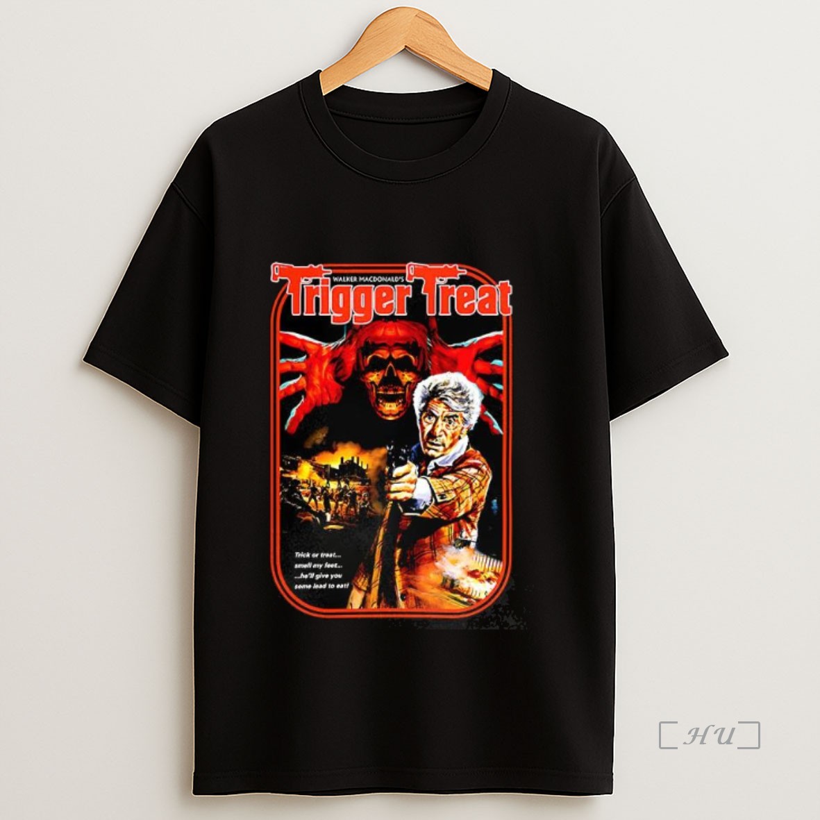 Officials Walker Macdonalds Trigger Treat Trick Or Treat Horror Premium Shirt Sweatshirt Tee