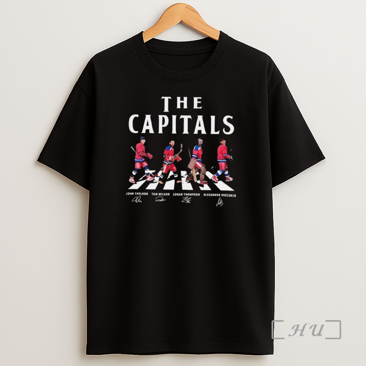 Officials Washington Walking Road Signatures Ice Hockey Alexander Ovechkin Tom Wilson Premium Shirt Sweatshirt Tee