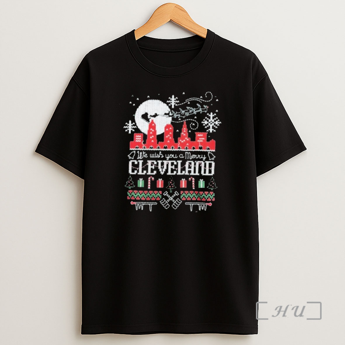 Officials We Wish You A Merry Cleveland Christmas Premium Shirt Sweatshirt Tee