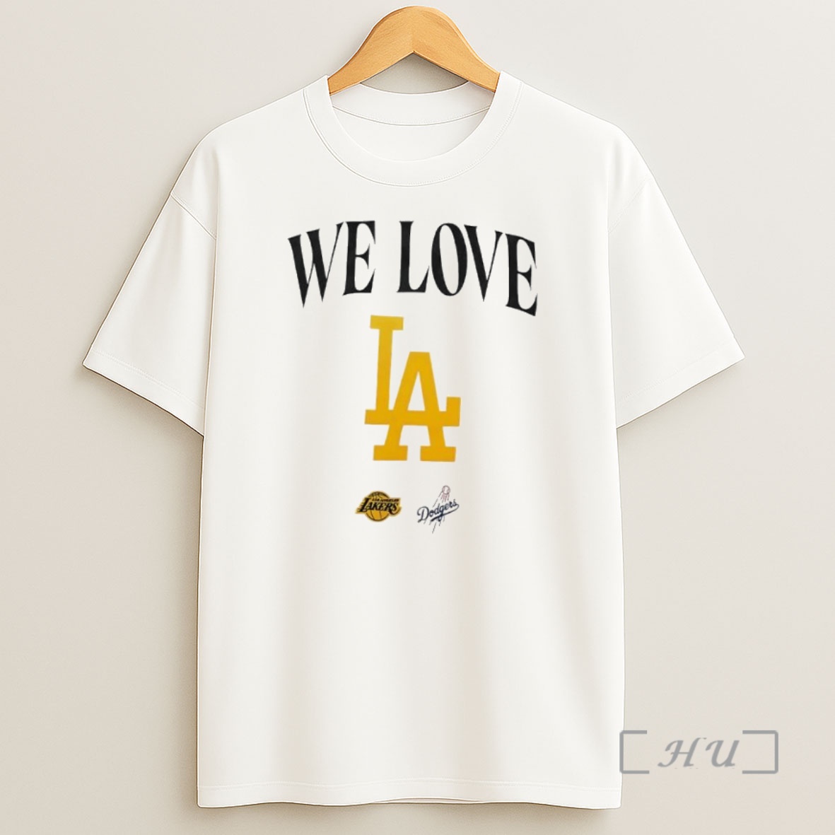 Officials We Love La Lakers And Dodgers Logo Premium Shirt Sweatshirt Tee