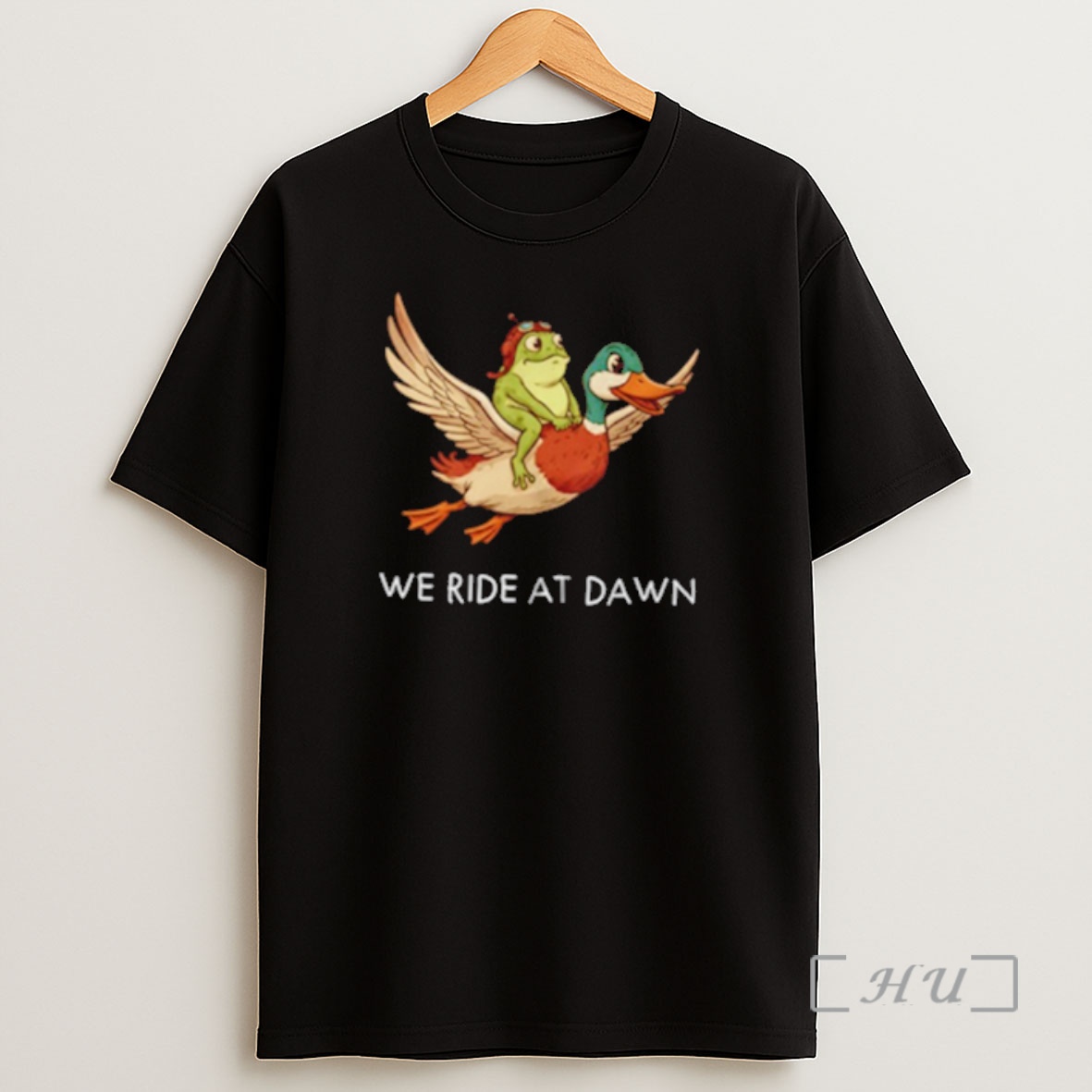 Officials We Ride At Dawn Funny Frog And Goose Premium Shirt Sweatshirt Tee