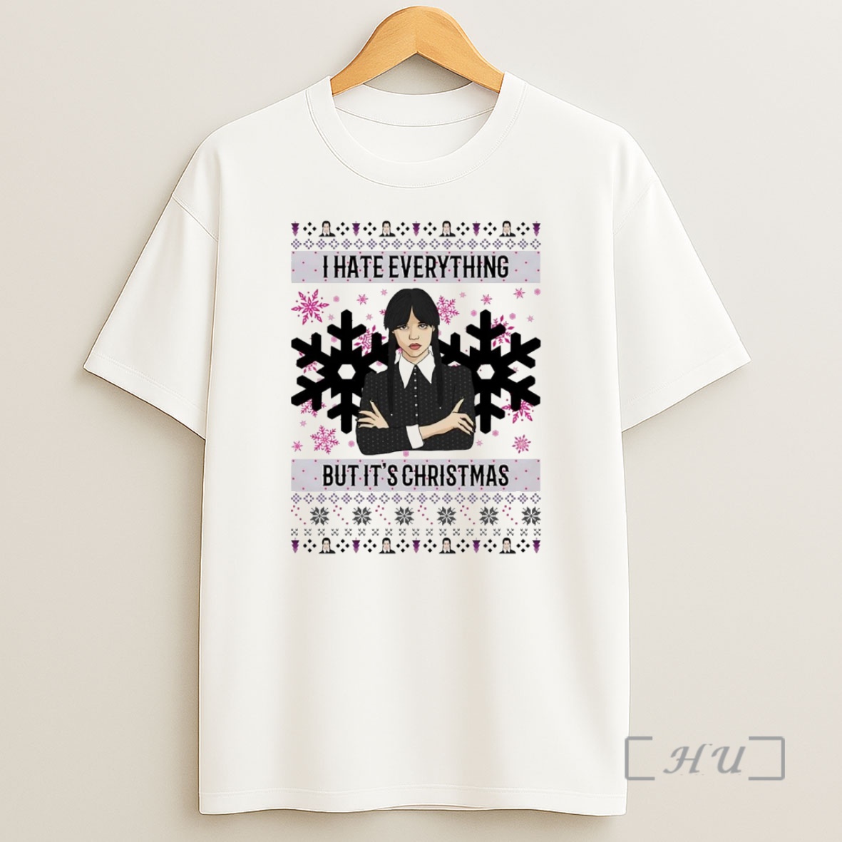 Officials Wednesday Addams I Hate Everything But Its Christmas Premium Shirt Sweatshirt Tee