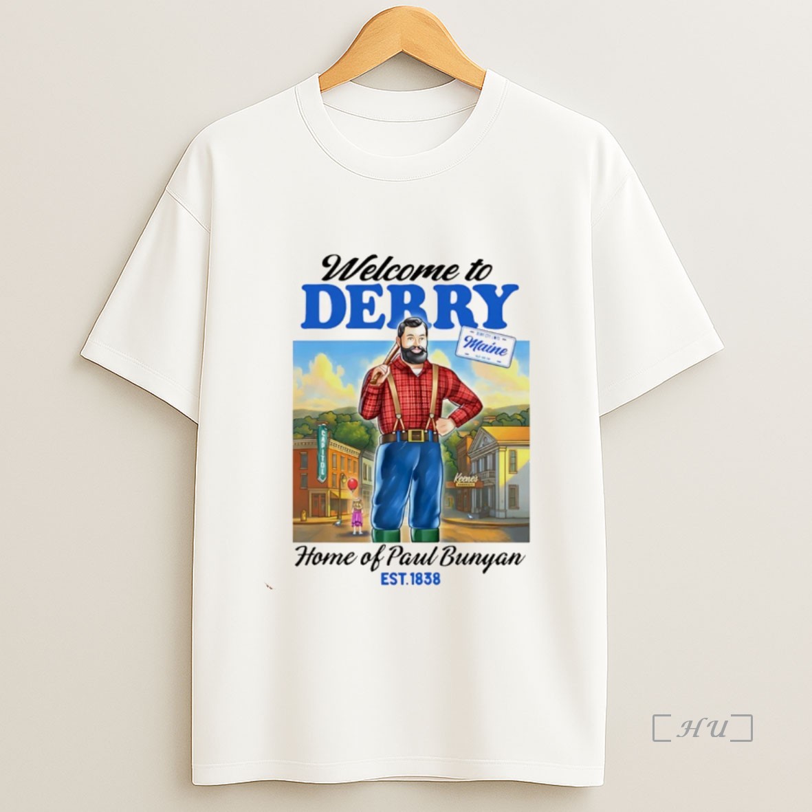 Officials Welcome To Derry Home Of Paul Bunyan Christmas Premium Shirt Sweatshirt Tee