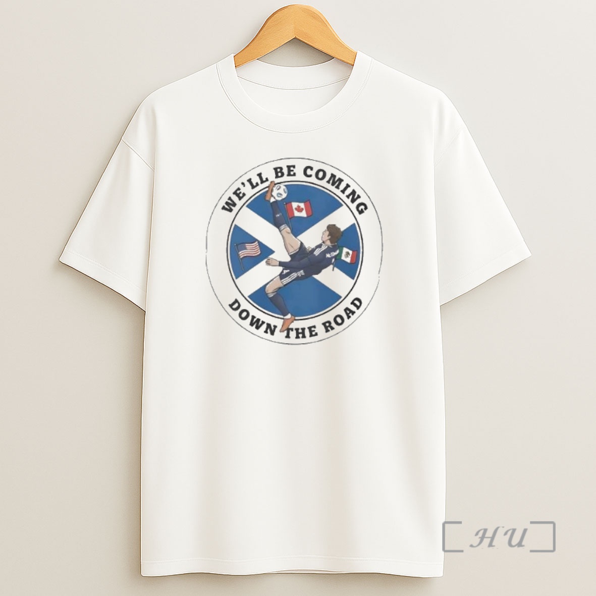 Officials Well Be Coming Down The Road Scottish Premium Shirt Sweatshirt Tee