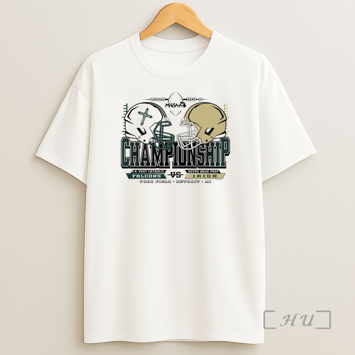 Officials West Catholic Falcons Vs Notre Dame Prep Irish 2025 Football D5 Championship Premium Shirt Sweatshirt Tee