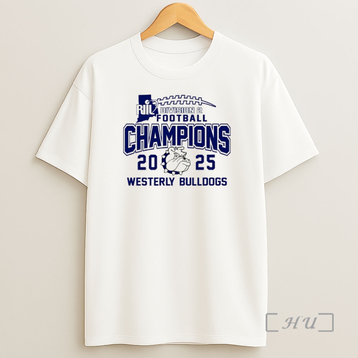 Officials Westerly Bulldogs 2025 Riil Football Champions Division 2 Premium Shirt Sweatshirt Tee