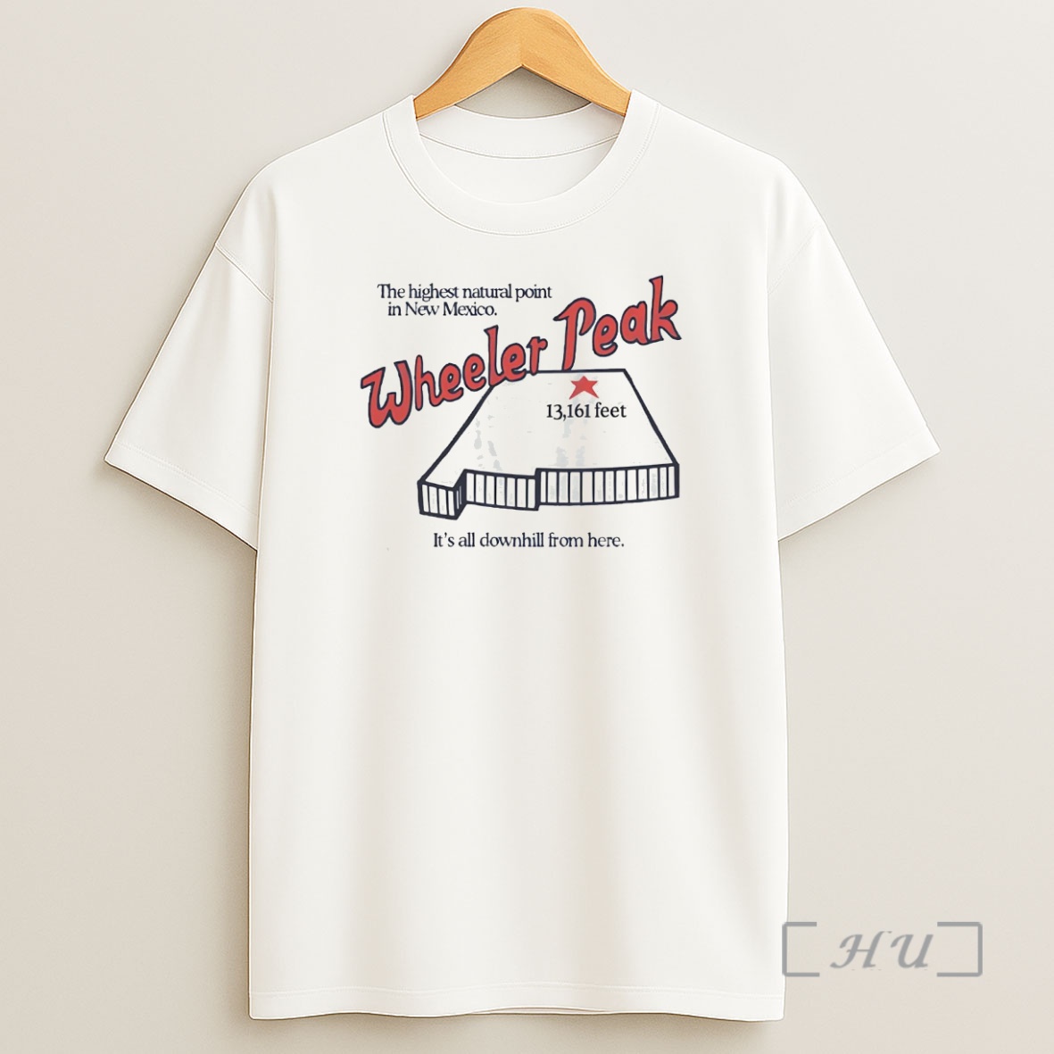 Officials Wheeler Peak The Highest Natural Point In New Mexico Premium Shirt Sweatshirt Tee
