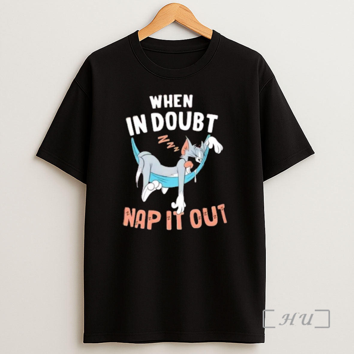 Officials When In Doubt Nap It Out Lazy Cat Premium Shirt Sweatshirt Tee