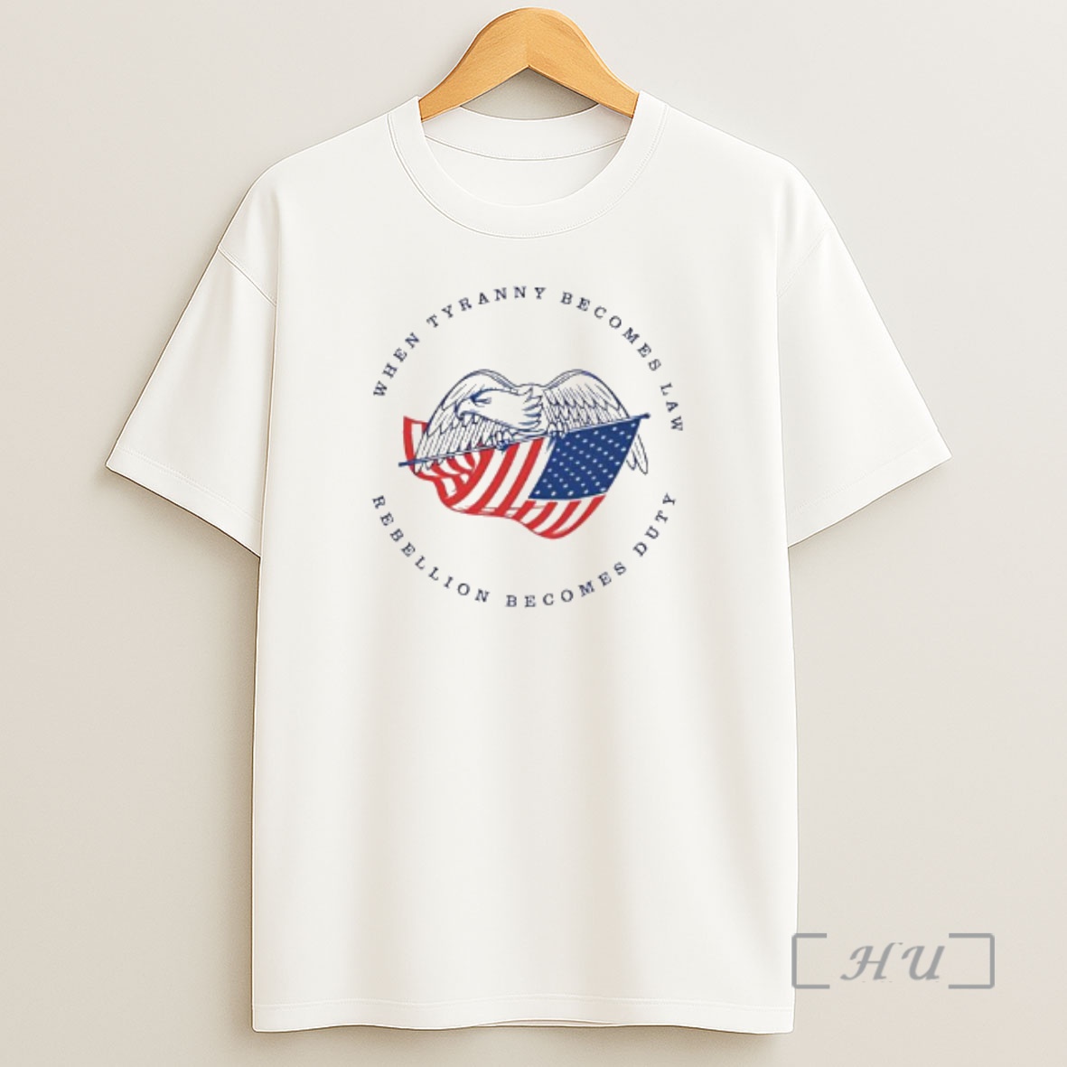 Officials When Tyranny Becomes Law Rebellion Becomes Duty American Bald Eagle Premium Shirt Sweatshirt Tee
