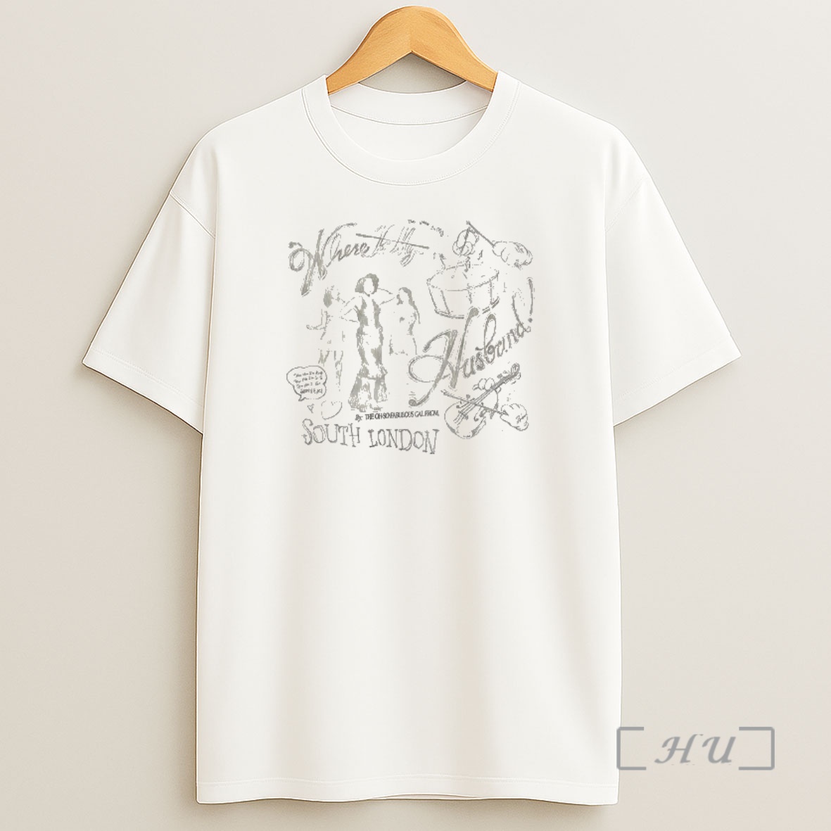 Officials Where Is My Husband South London Premium Shirt Sweatshirt Tee