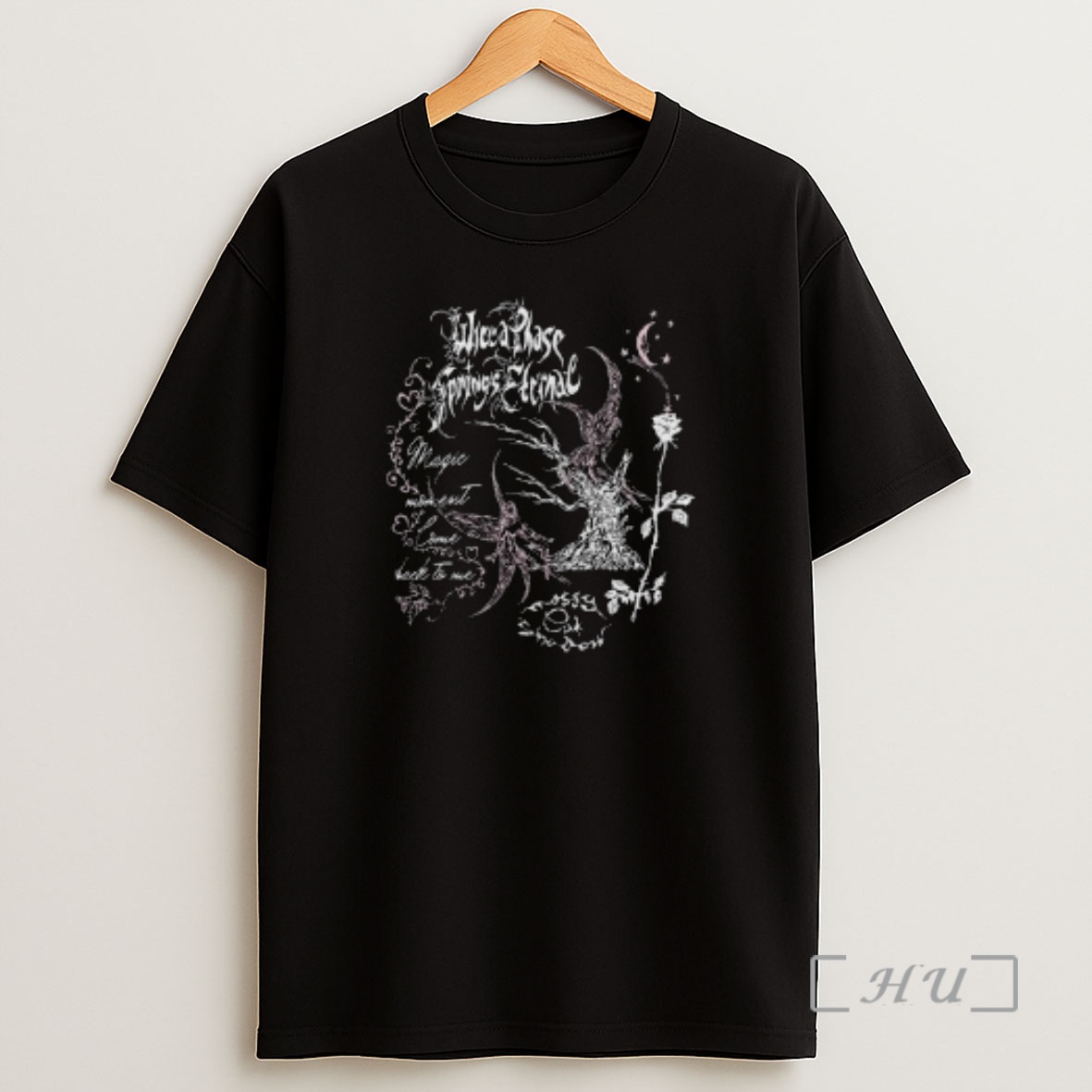 Officials Wicca Phase Springs Eternal Forbidden Forest Fae Circle Black Premium Shirt Sweatshirt Tee