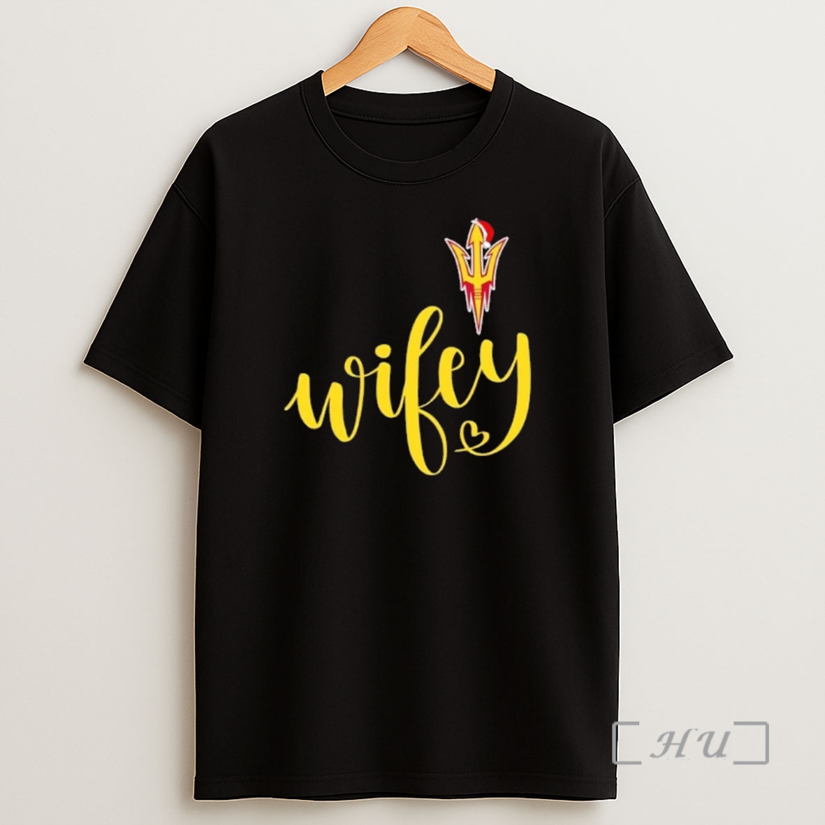 Officials Wifey Arizona State Sun Devils Santa Hat Merry Christmas Premium Shirt Sweatshirt Tee