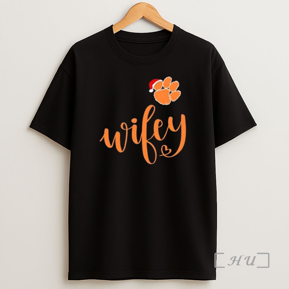 Officials Wifey Clemson Tigers Santa Hat Merry Christmas Premium Shirt Sweatshirt Tee