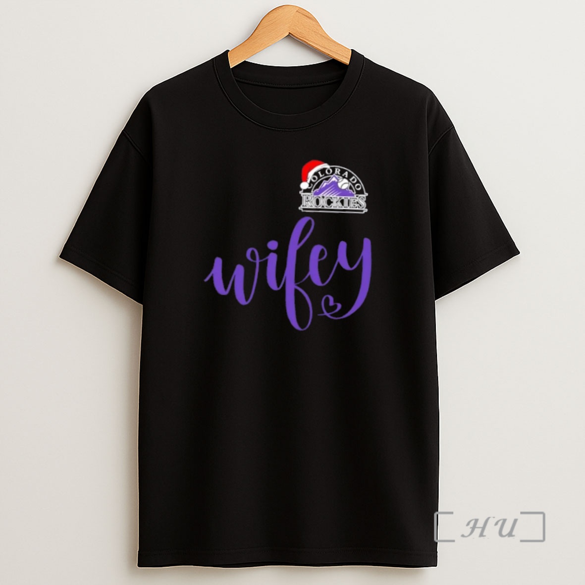 Officials Wifey Colorado Rockies Santa Hat Merry Christmas Premium Shirt Sweatshirt Tee