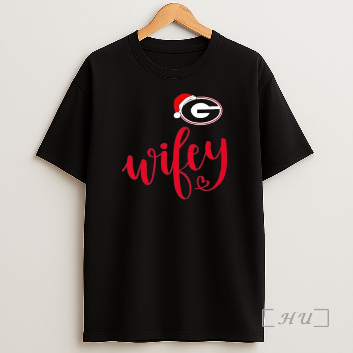 Officials Wifey Georgia Bulldogs Santa Hat Merry Christmas Premium Shirt Sweatshirt Tee