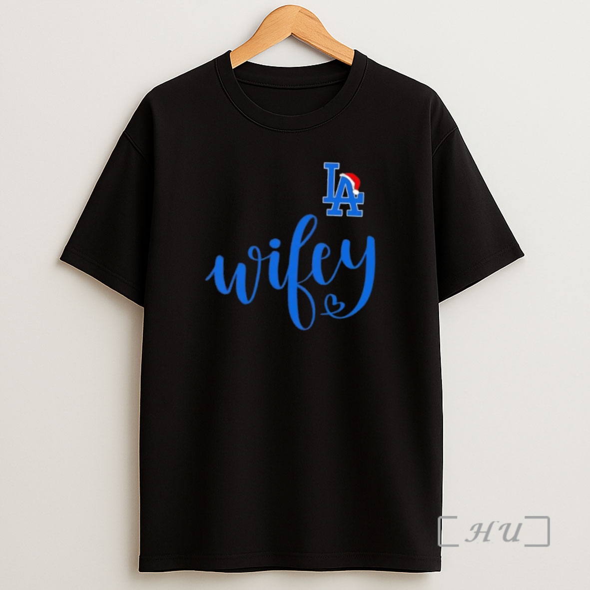 Officials Wifey Los Angeles Dodgers Santa Hat Merry Christmas Premium Shirt Sweatshirt Tee