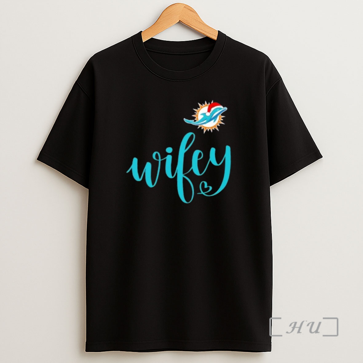Officials Wifey Miami Dolphins Santa Hat Merry Christmas Premium Shirt Sweatshirt Tee