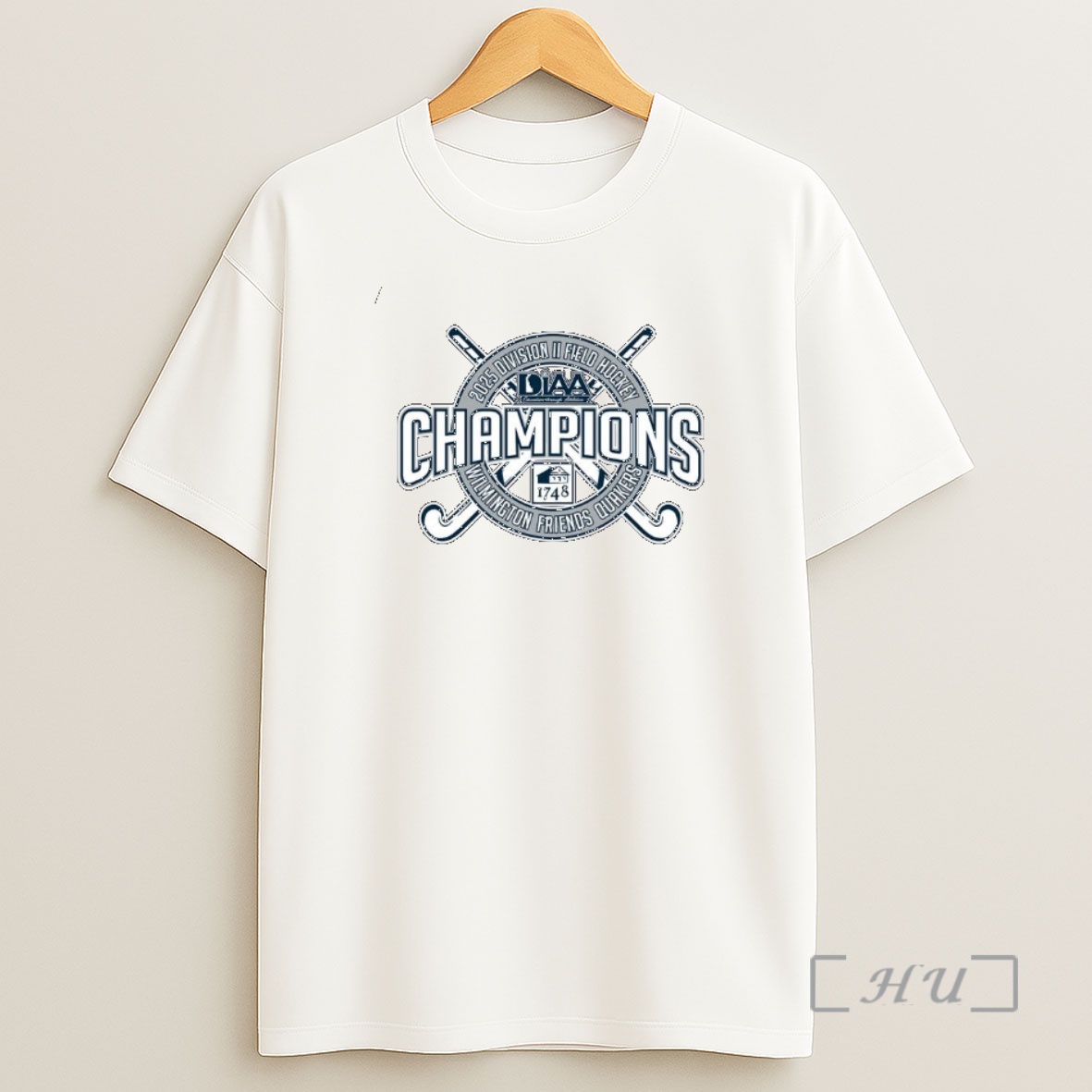 Officials Wilmington Friends Quakers 2025 Diaa Division 2 Field Hockey Champions Ornaments Premium Shirt Sweatshirt Tee
