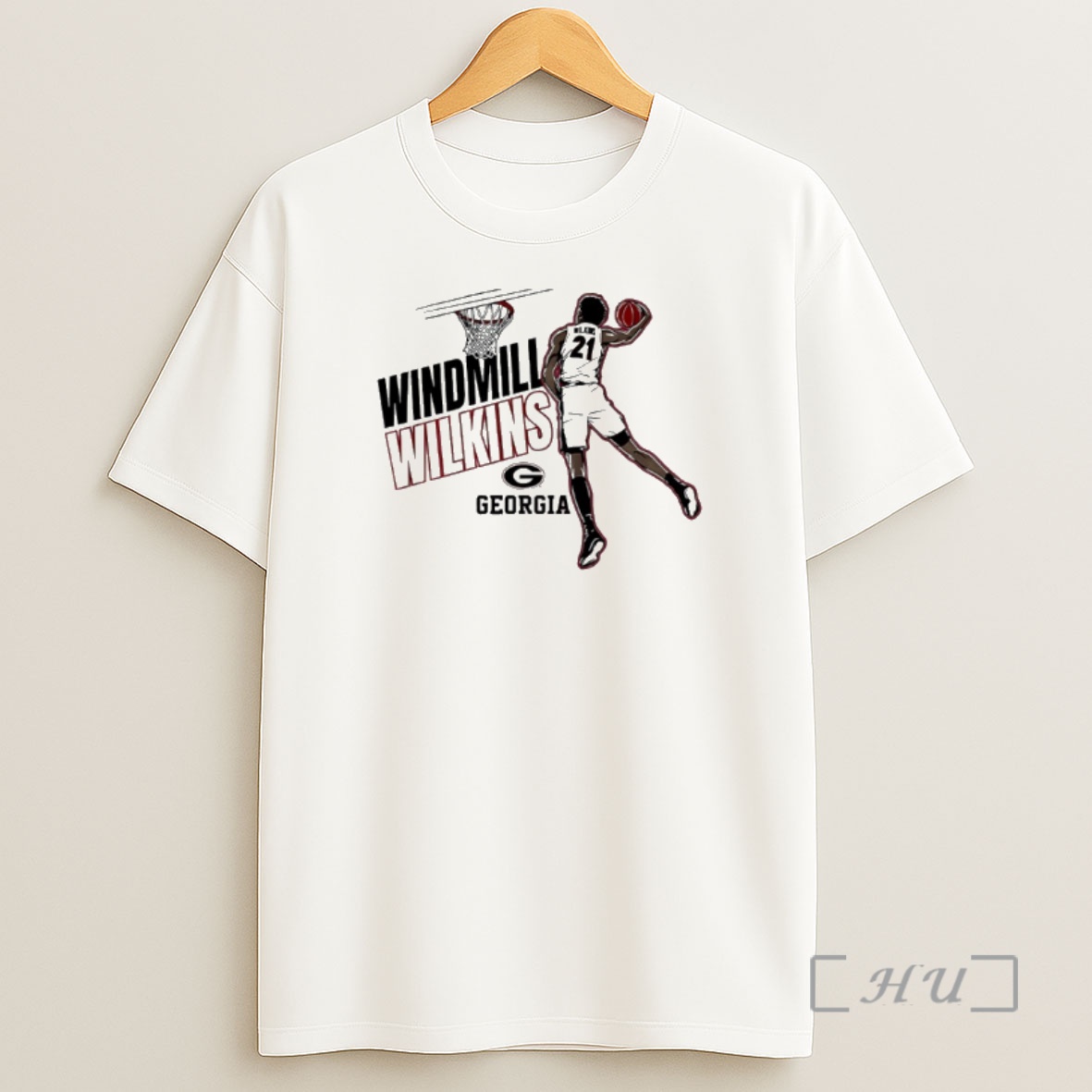 Officials Windmill Jake Wilkins Georgia Bulldogs Basketball Premium Shirt Sweatshirt Tee
