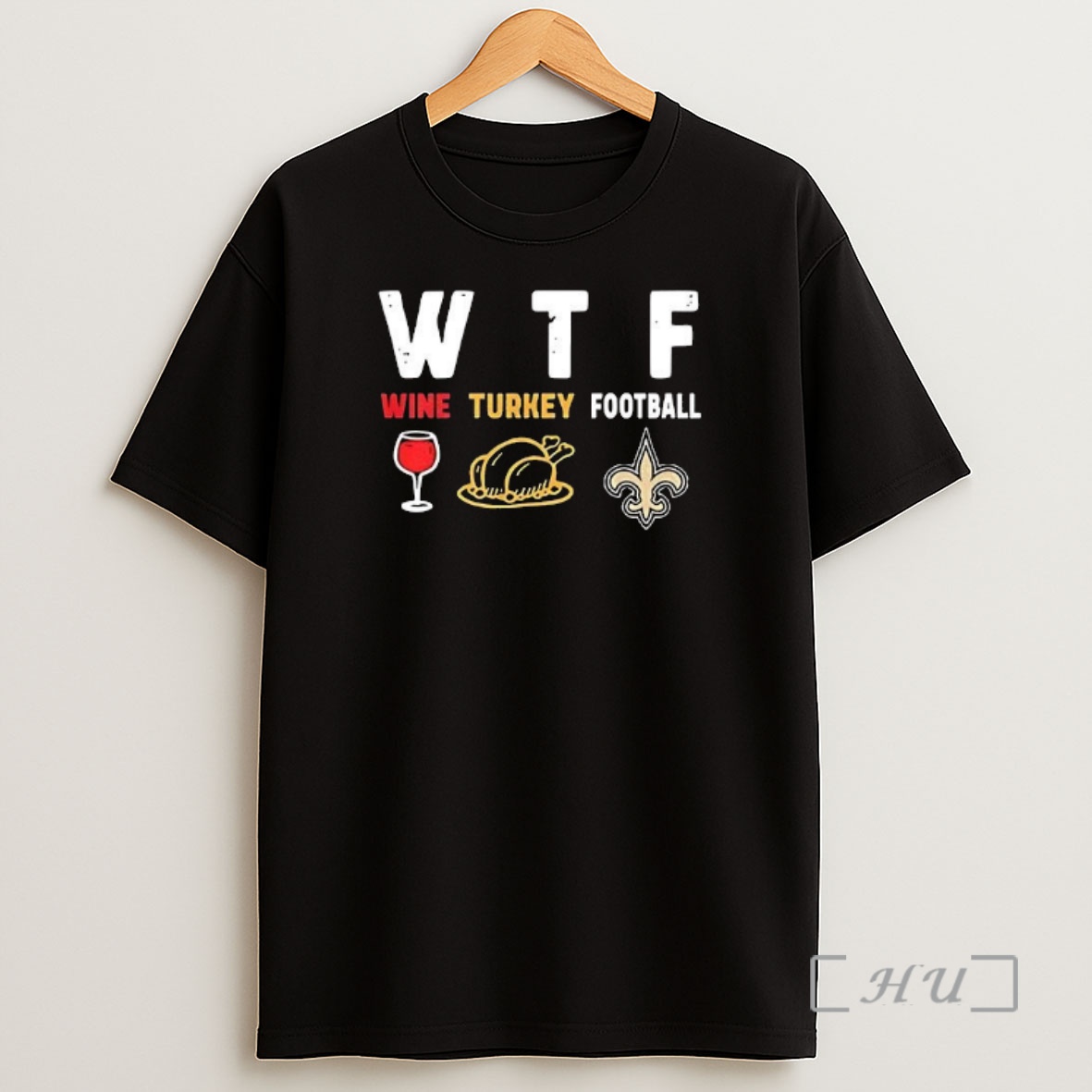 Officials Wine Turkey New Orleans Saints Football Thanksgiving Premium Shirt Sweatshirt Tee