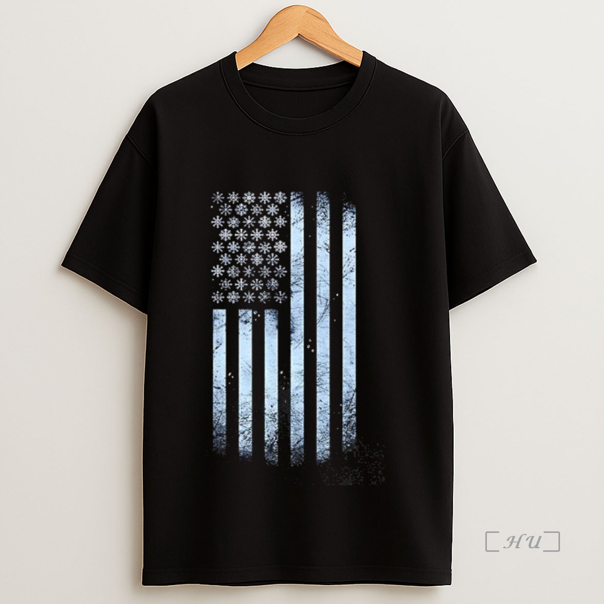 Officials Winter Snowflakes American Flags Premium Shirt Sweatshirt Tee