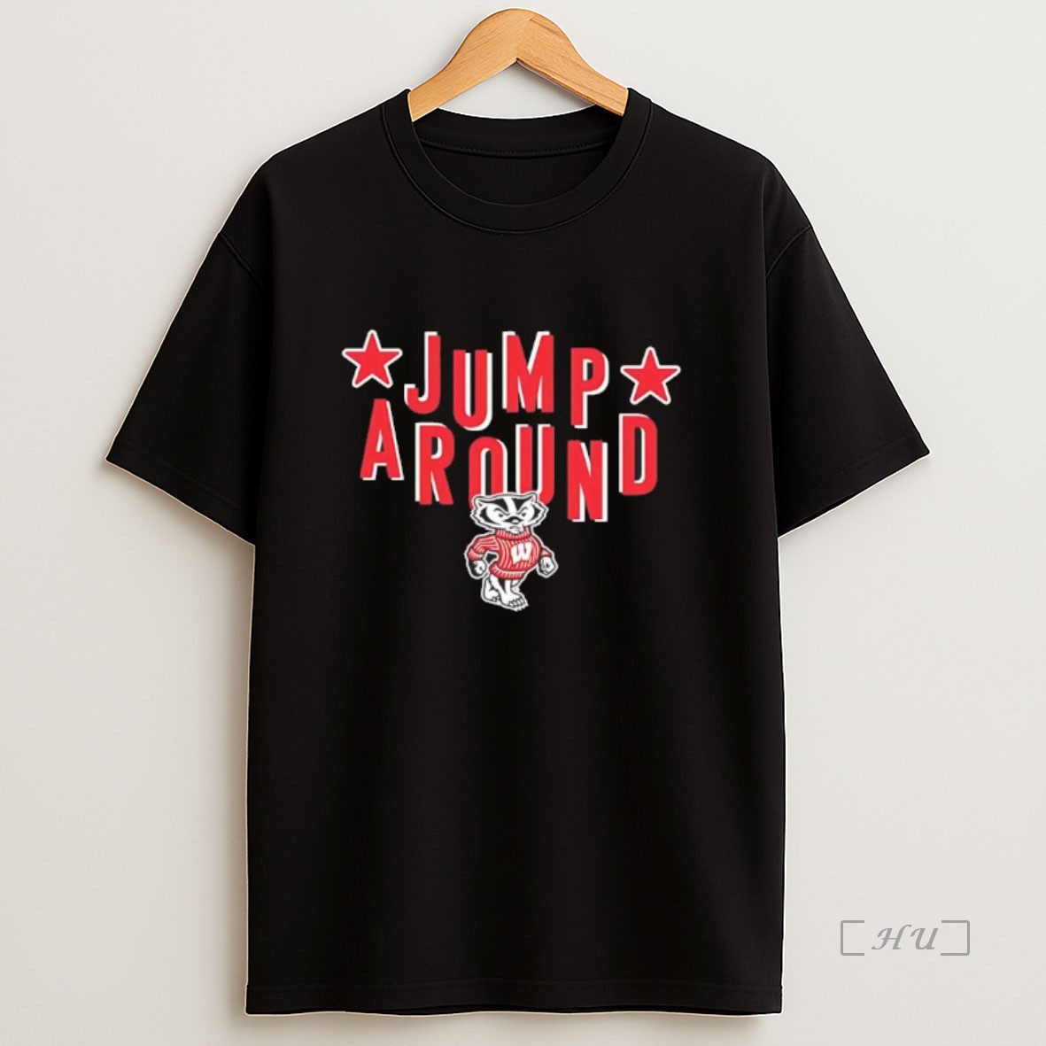 Officials Wisconsin Badgers Jump Around Premium Shirt Sweatshirt Tee