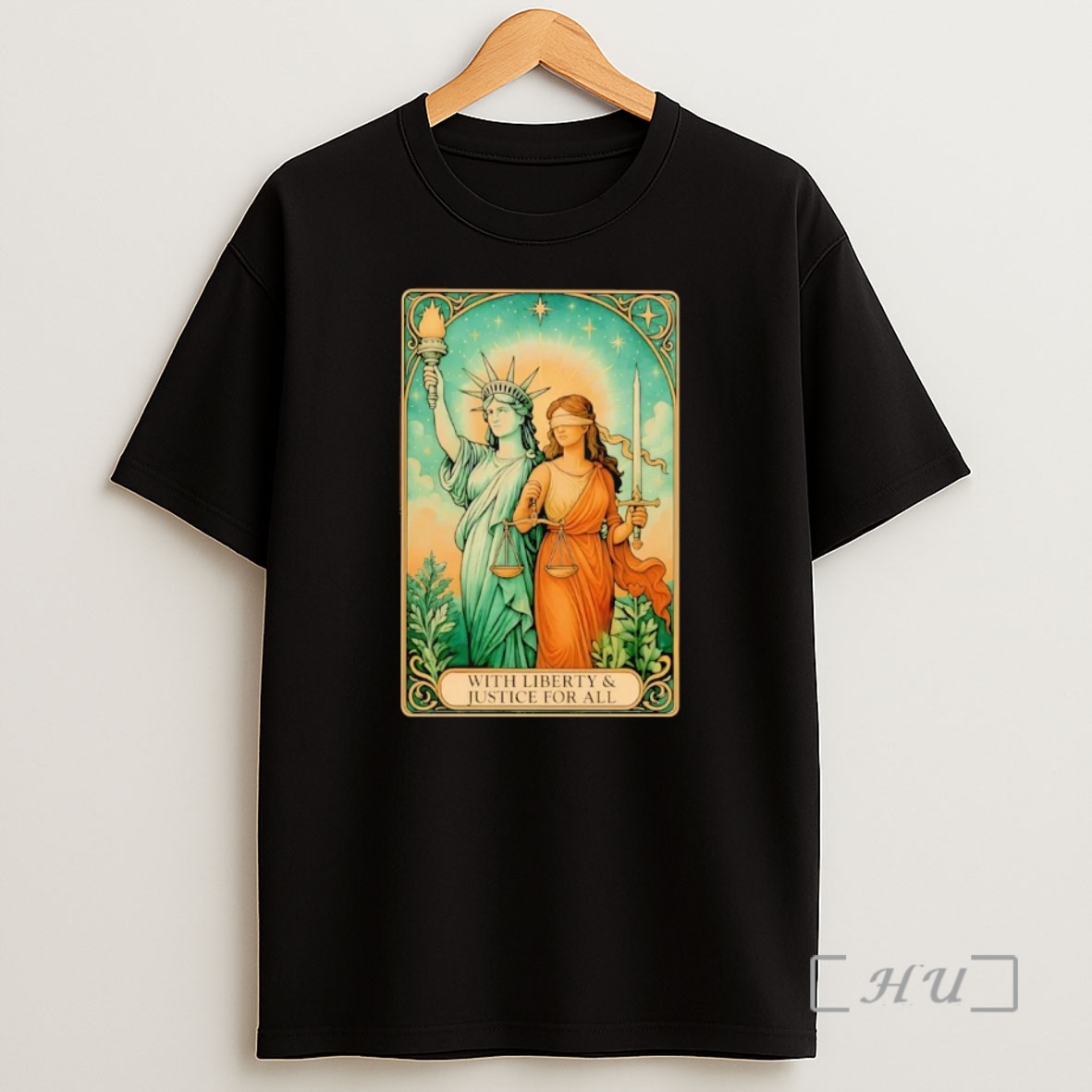 Officials With Liberty And Justice For All Tarot Card Premium Shirt Sweatshirt Tee