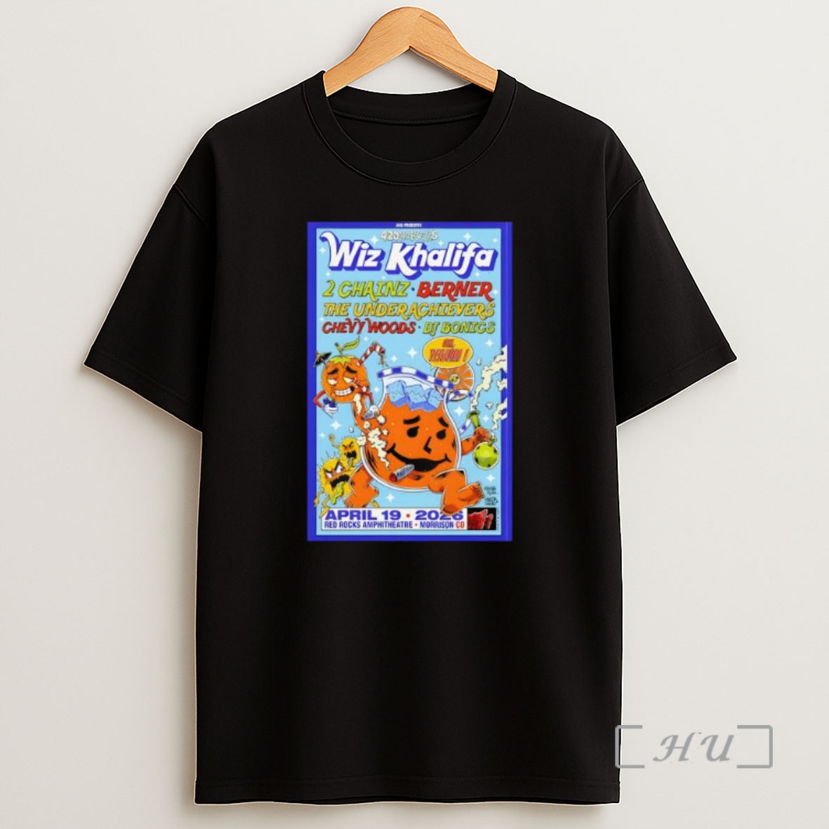 Officials Wiz Khalifa April 19 2026 Red Rocks Park And Amphitheatre Monrrison Co Premium Shirt Sweatshirt Tee