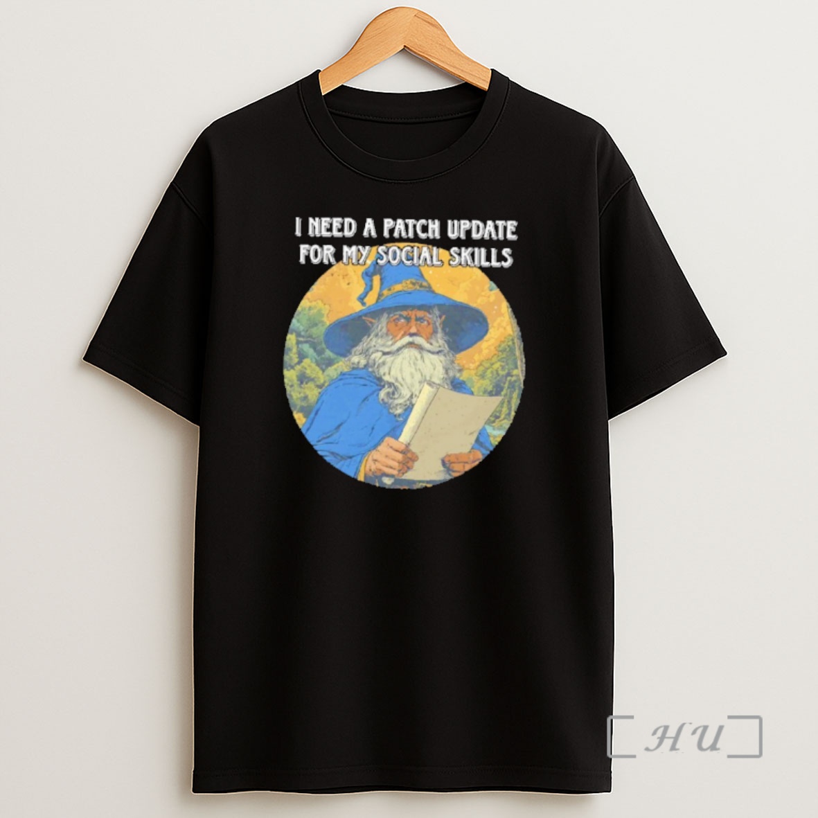 Officials Wizard I Need A Patch Update For My Social Skills Premium Shirt Sweatshirt Tee